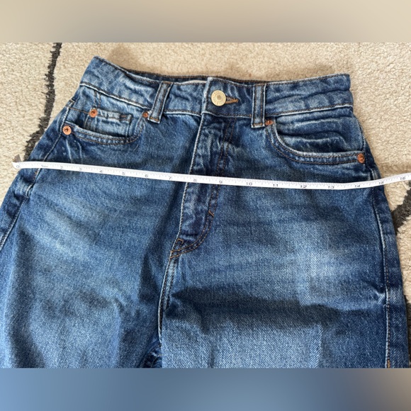 Zara Z1975 MOM FIT JEANS WITH A HIGH WAIST - Picture 11 of 13